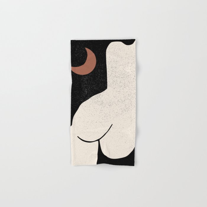 Abstract Female Nude Body Hand & Bath Towel