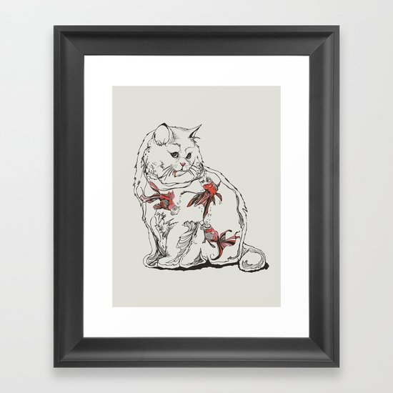 Fish Tank Framed Art Print