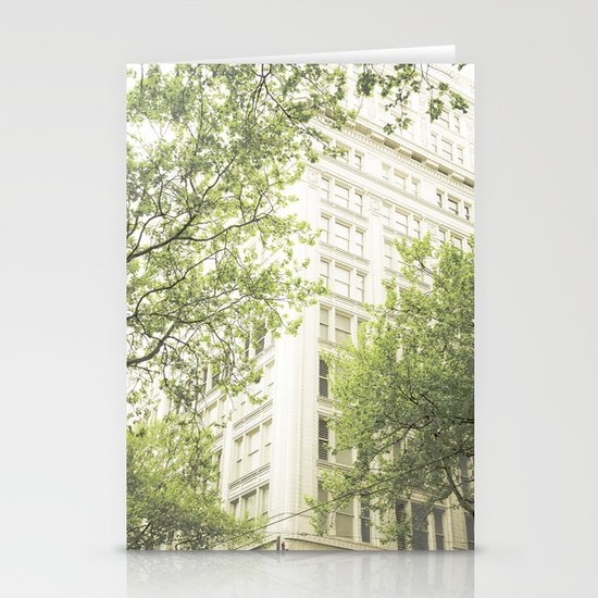 green in the grey Stationery Cards