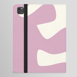 Abstract minimal plant color block 7 iPad Folio Case