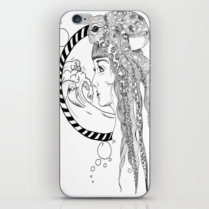 Octopus Woman iPhone Skin