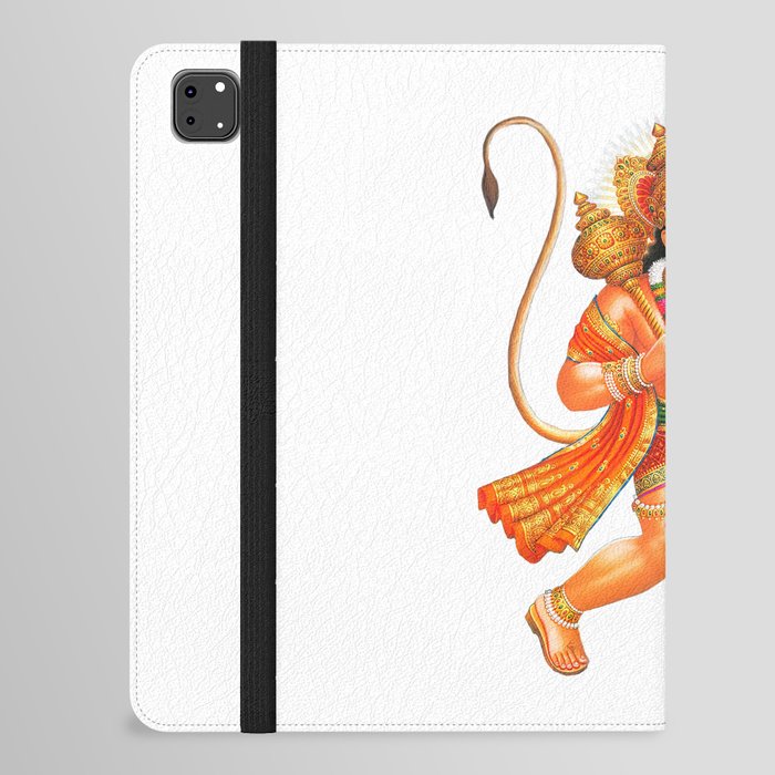 Lord Hanuman carrying Sanjivani Mountain iPad Folio Case
