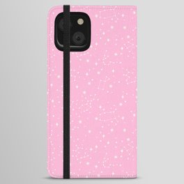 Pink Constellations iPhone Wallet Case