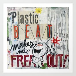Plastic Beat Art Print
