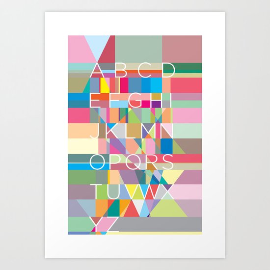 Letters3 Art Print