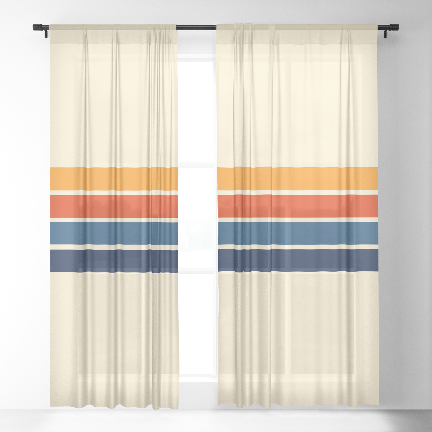 retro curtains