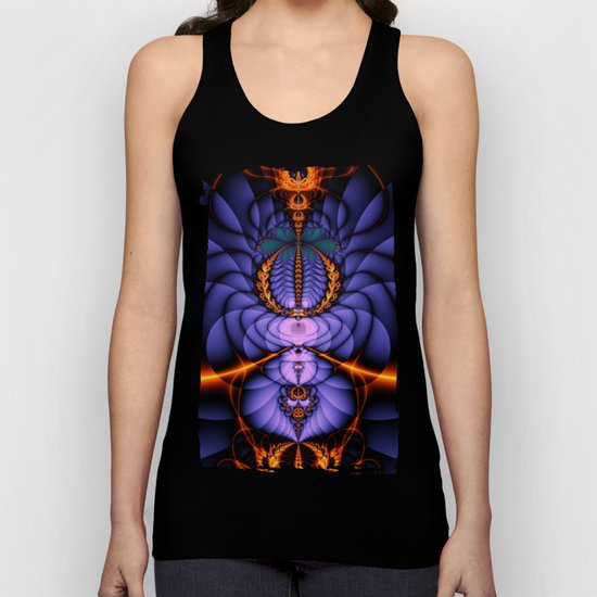Released, Artistic Fractal abstract Unisex Tank Top