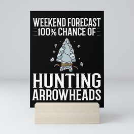 Arrowhead Hunting Collection Indian Stone Mini Art Print