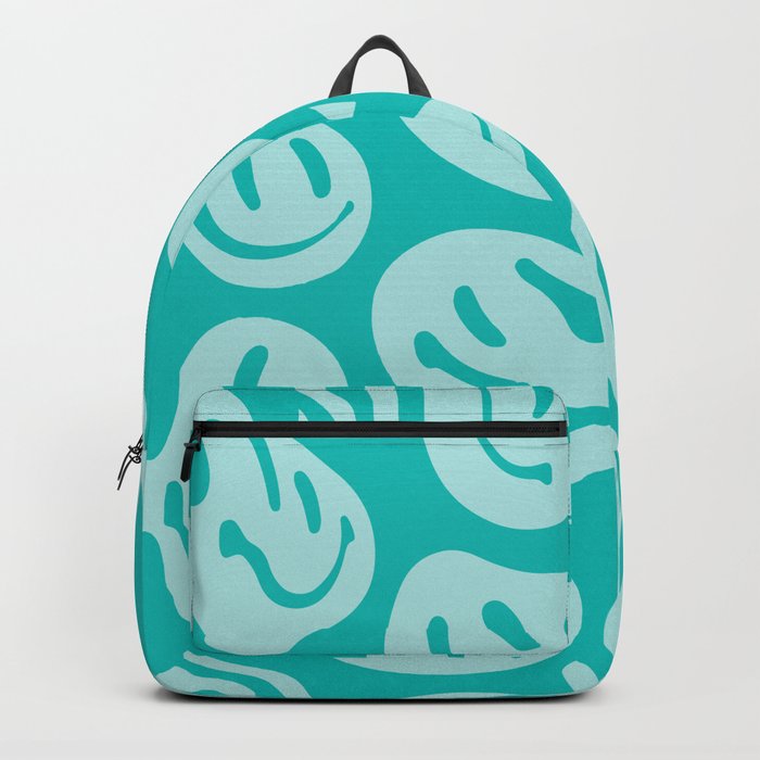 Eggshell Blue Melted Happiness Backpack