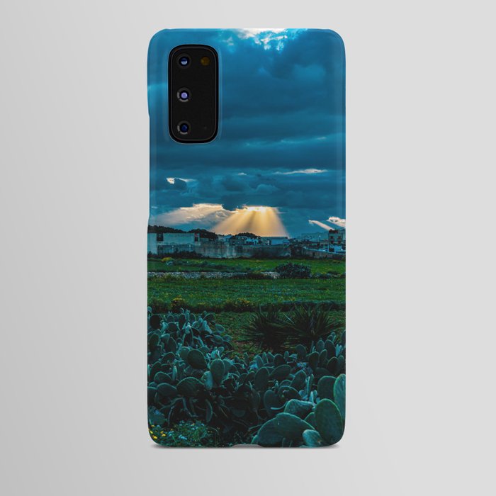 Heaven, Let Your Light Shine Down! Android Case