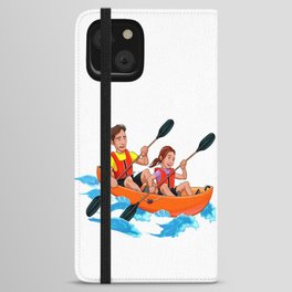 kayak lovers iPhone Wallet Case