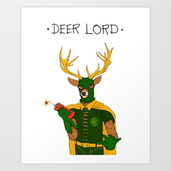 superheroes sf Art Print