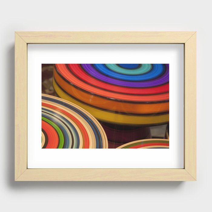Abstract chair  Recessed Framed Print
