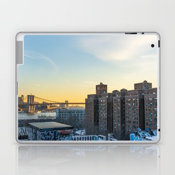 Brooklyn Bridge Sunset Laptop & iPad Skin