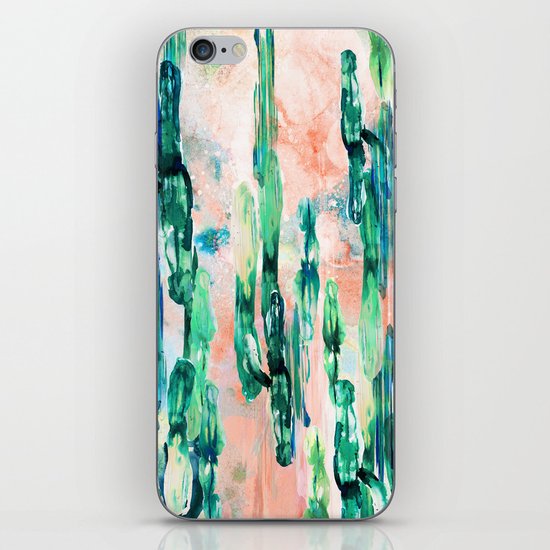 Sunset Cactus iPhone Skin
