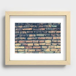 Old wall of old cement Recessed Framed Print