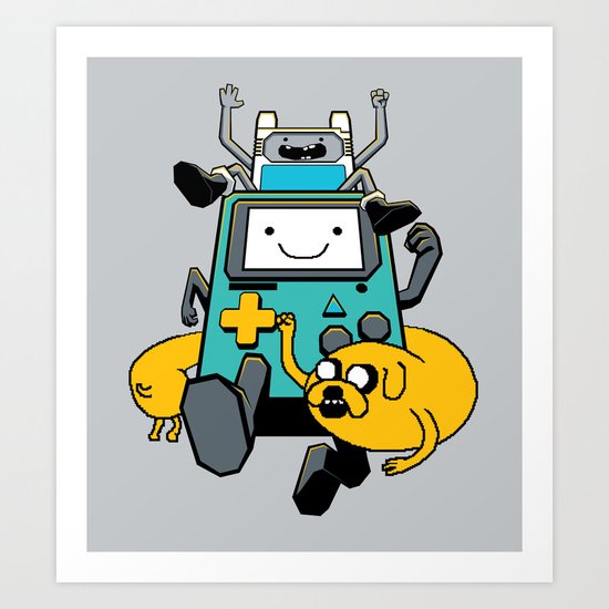 Portable Time! Art Print