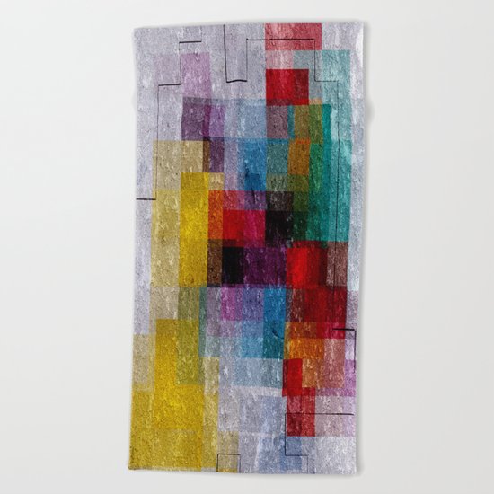 linear I Beach Towel