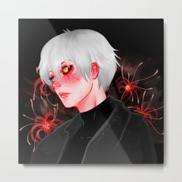 Centipede Metal Print | Vampire, Ghoul, Painting, Fanart, Boy, Anime, Man, Redlilly, Tokyo, Dark 