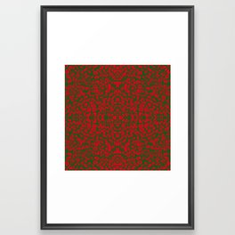 Animal Prints Pattern - Christmas Time Framed Art Print