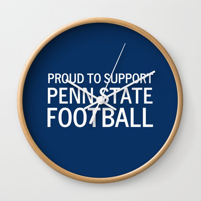 Proud to support Penn State Football Wall Clock