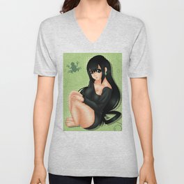 Tsuyu Asui V Neck T Shirts To Match Your Personal Style Society6