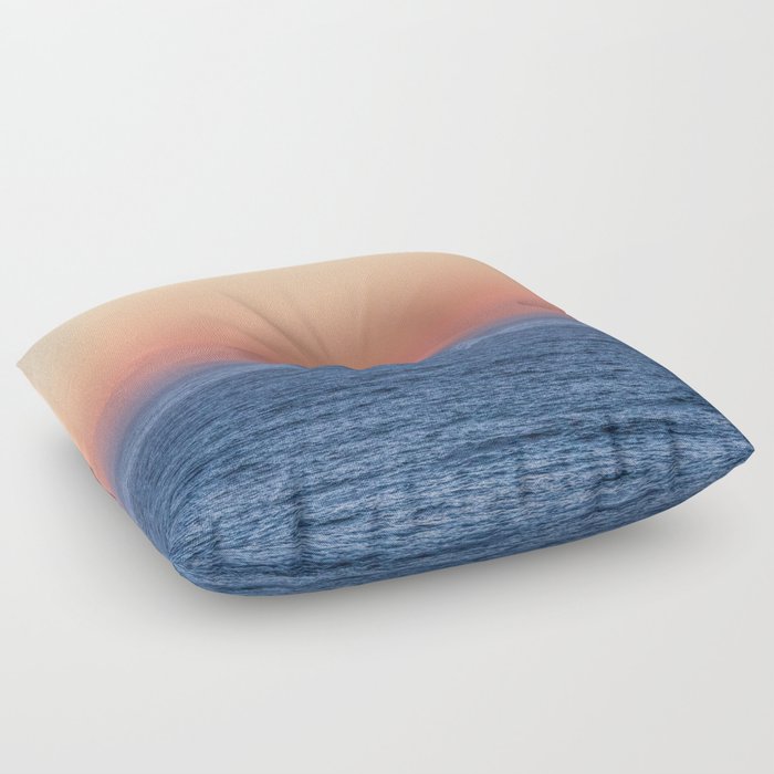 Gradient Sunset Floor Pillow