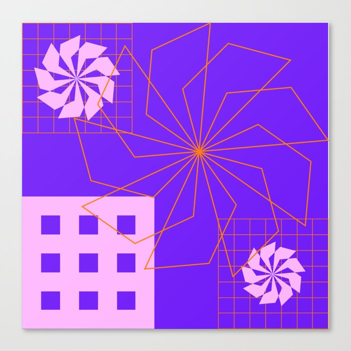 abstract geometric art work #5 Canvas Print