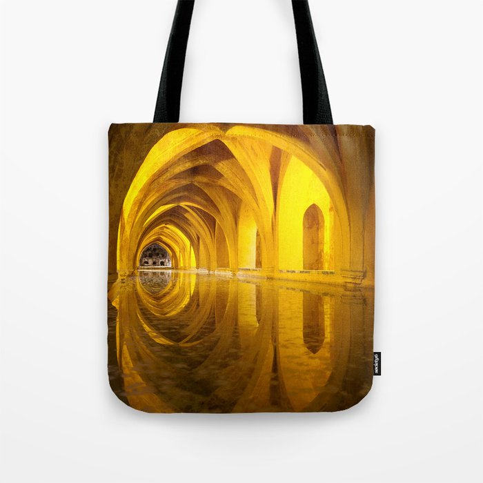 The Queen's bath in Seville Alcazar, Andalusia, Spain Tote Bag