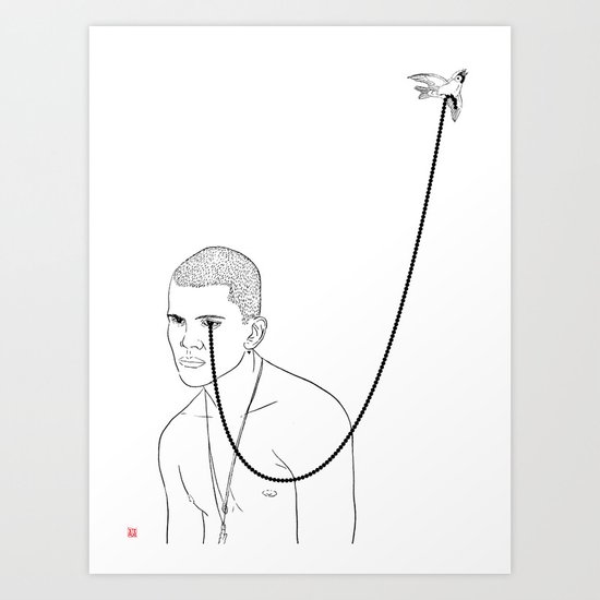 Please take my sorrow away! Art Print