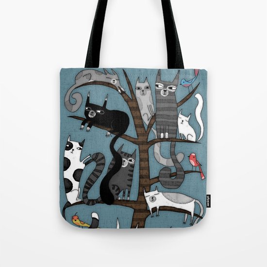 CAT TREE Tote Bag