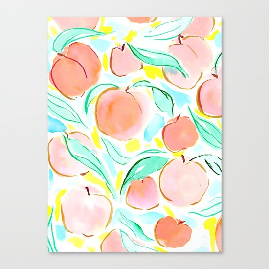 Peachy Canvas Print