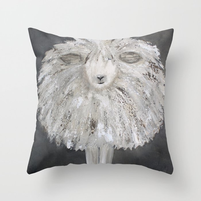 Sheep hot sale throw pillow