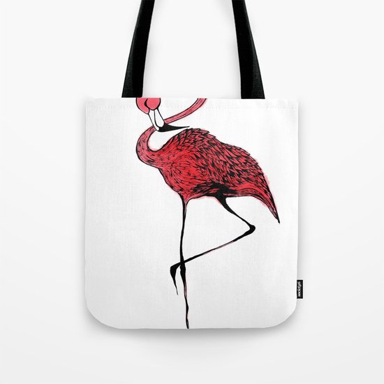 Mr. Flamingo Tote Bag