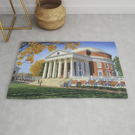 The Rotunda, UVA Area & Throw Rug