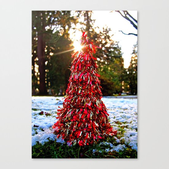 Yuletide tree Canvas Print