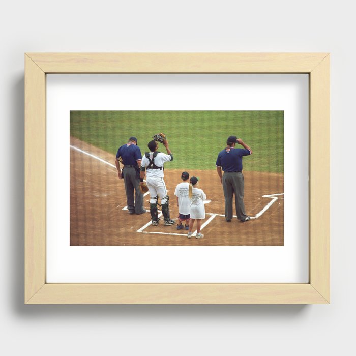 People - Baseball Fans 2007 Recessed Framed Print
