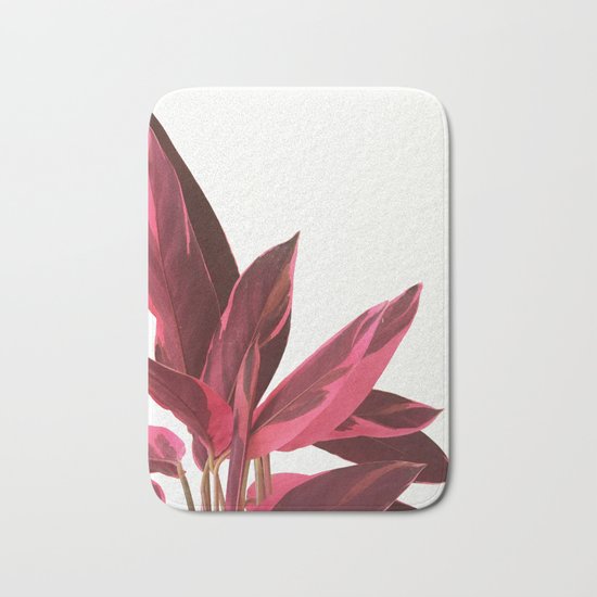 Red Leaves II Bath Mat