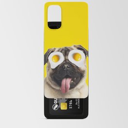 Sunny side up, Pug, Eggs, Collage Android Card Case