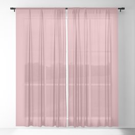Light Rose Sheer Curtain