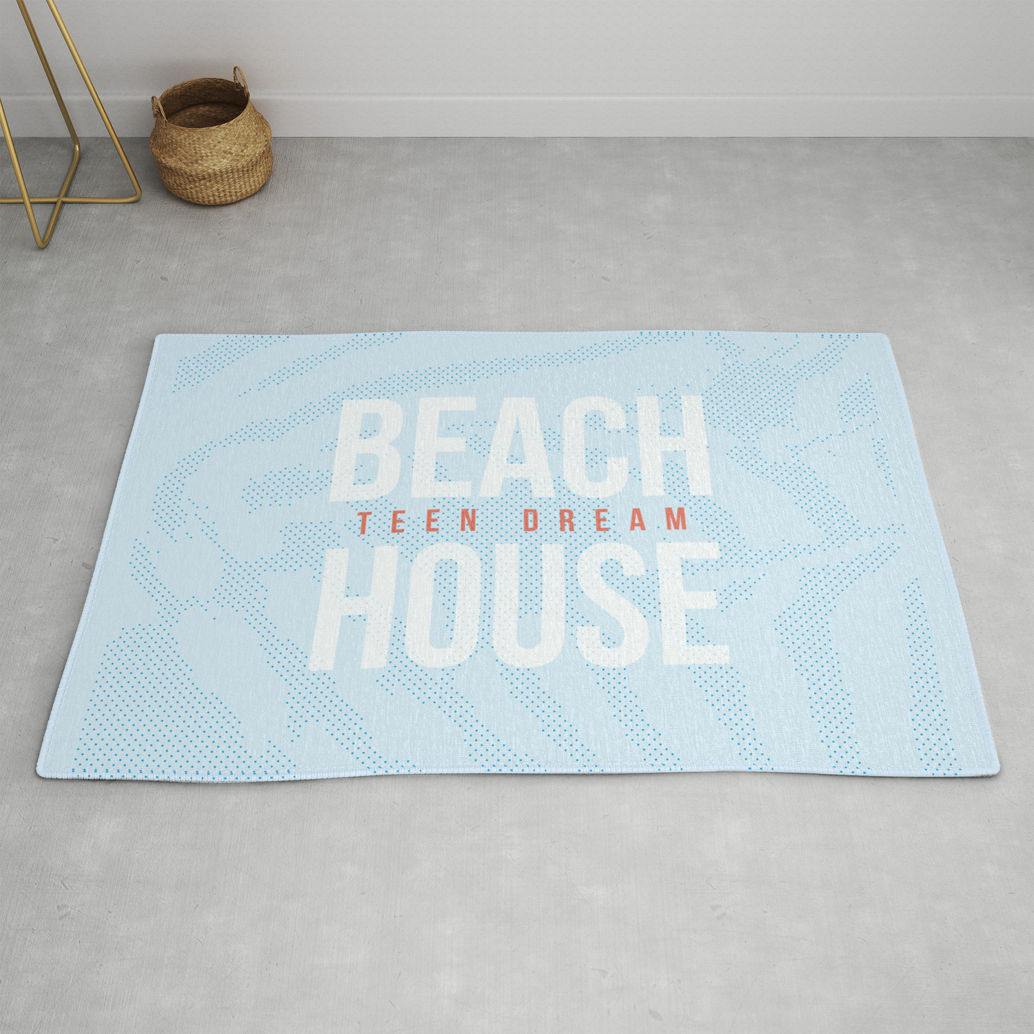 Dream Beach House Rug By Ahutchabove Society6 Dream Beach House Rug By