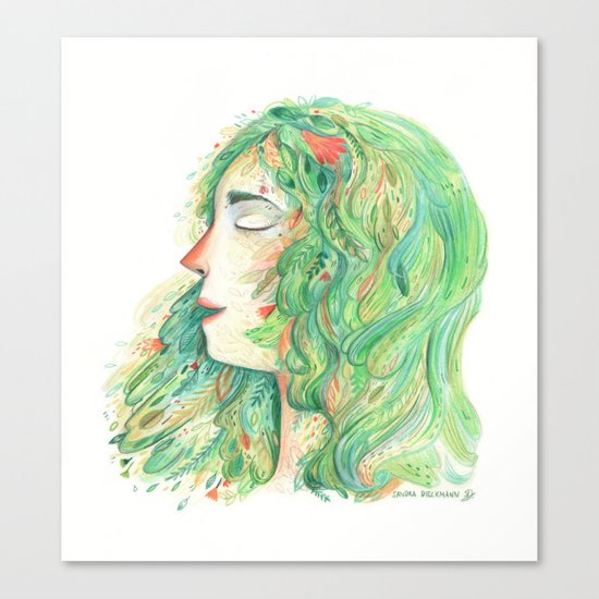 Lady Wildish Canvas Print