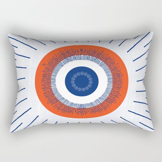 Eye Think Too Much Rectangular Pillow