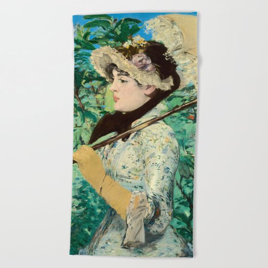 Manet's Jeanne Beach Towel