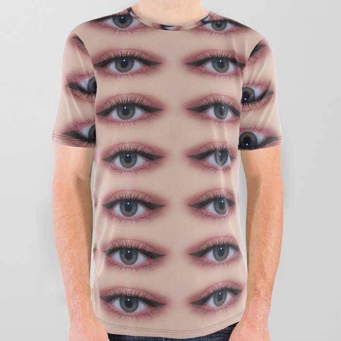 eyesSs on you All Over Graphic Tee