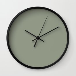 Peaceful Neutral Green Solid Color Pairs To Sherwin Williams Jade Dragon SW 9129 Wall Clock | Onecolor, Colors, Solids, Colour, Green, Solid, Allcolor, Solidcolour, Neutral, Graphicdesign 