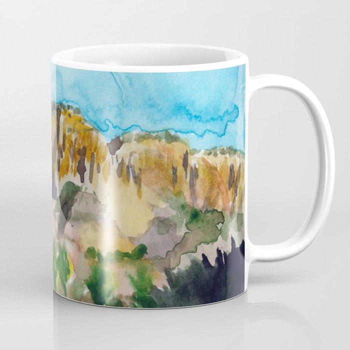 sunset in the valley Coffee Mug