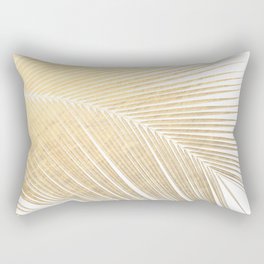 Palm leaf - gold Rectangular Pillow