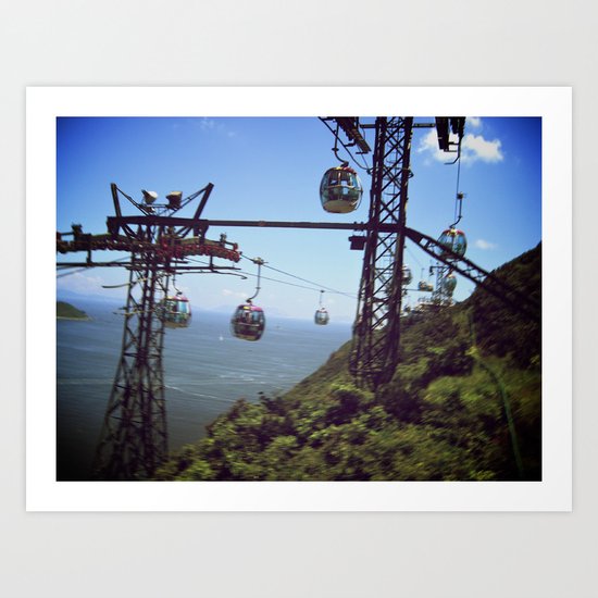 Fast Lane | Trolley Art Print
