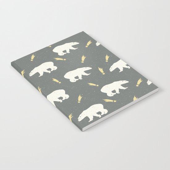Merry Christmas- Animal Polar bear - pattern Notebook